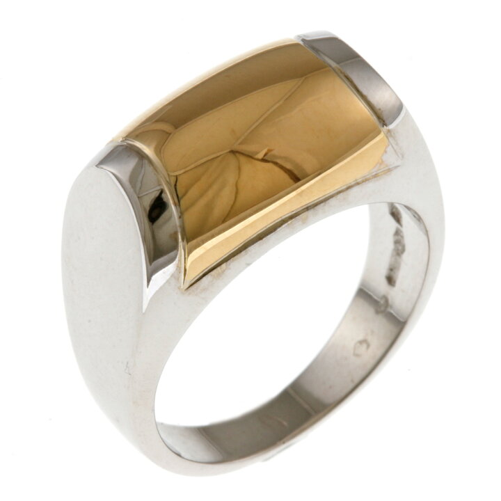 楽天市場】ブルガリ BVLGARI トロンケット リング 指輪 12号 18金 K18  