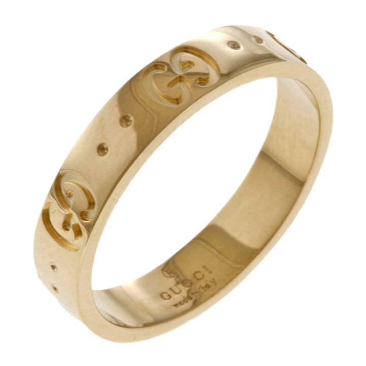 楽天市場】グッチ GUCCI アイコン リング・指輪 14号 18金 K18イエロー  