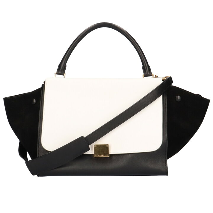 楽天市場】セリーヌ CELINE トラペーズ ショルダーバッグ レザー 
