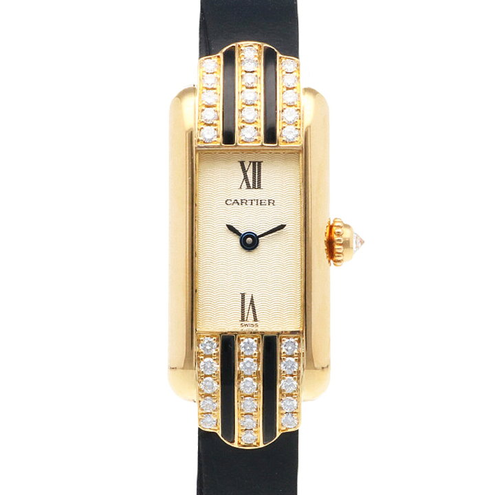 楽天市場】カルティエ CARTIER タンク アロンジェ 腕時計 時計 18金 