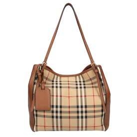 バーバリー BURBERRY トートバッグ ナイロン HONEY/TAN レディース 中古