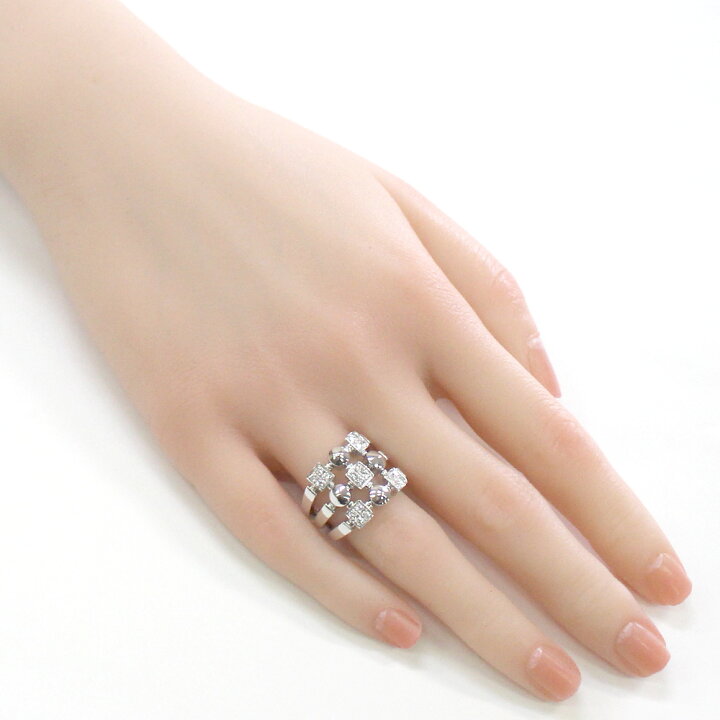 楽天市場】ブルガリ BVLGARI ルチア リング 指輪 13.5号 18金 K18  