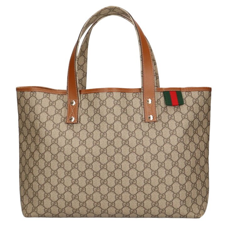 楽天市場】【グッチ】GUCCI シェリー トートバッグ GGスプリーム 