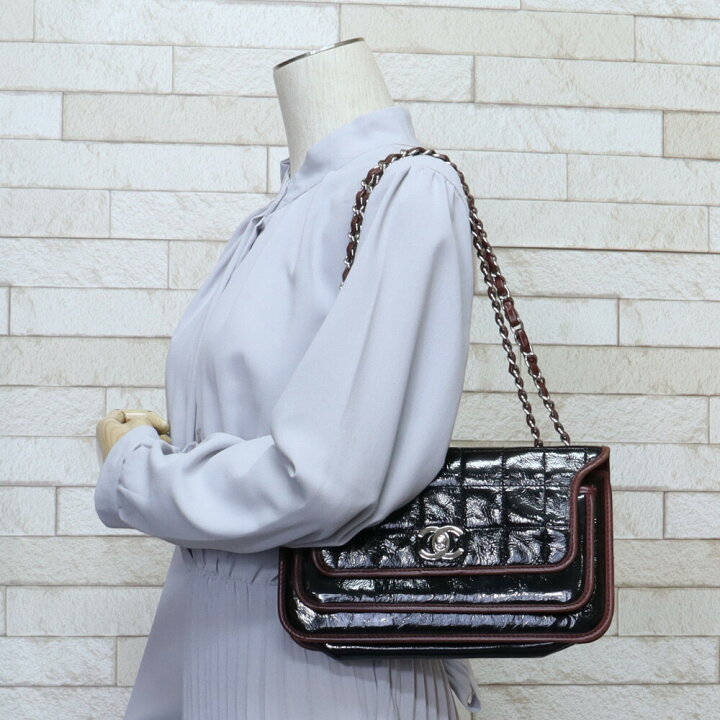楽天市場】シャネル CHANEL チェーンショルダー チョコバー ショルダー 
