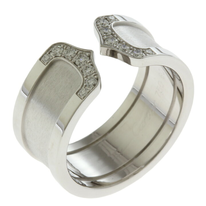 楽天市場】カルティエ C2 2C リング・指輪 20号 18金 K18ホワイト  