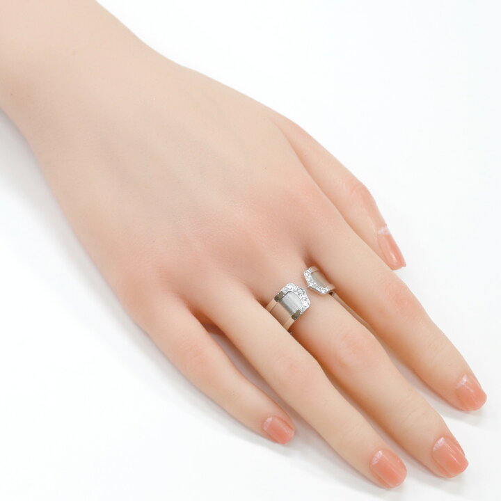 楽天市場】カルティエ C2 2C リング・指輪 20号 18金 K18ホワイト  