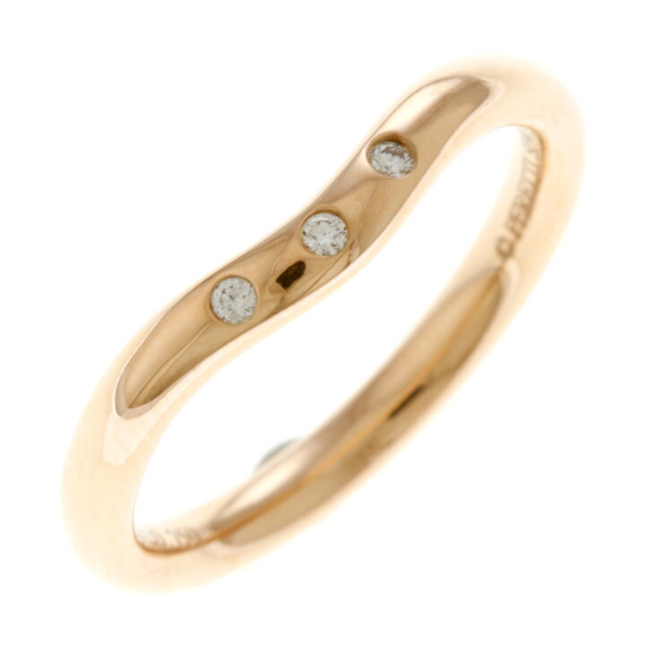 楽天市場】ティファニー TIFFANY&Co. カーブドバンド リング 指輪 7.5  