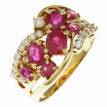 楽天市場】k18 中古（種類（宝石）ルビー）（指輪・リング｜レディース  