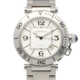 カルティエ パシャ シータイマー 腕時計 時計 ステンレススチール 2790 自動巻き メンズ 1年保証 CARTIER 中古