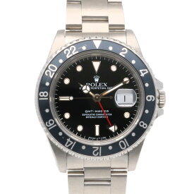 ロレックス GMTマスターI オイスターパーペチュアル 腕時計 時計 ステンレススチール 16700 自動巻き メンズ 1年保証 ROLEX 中古