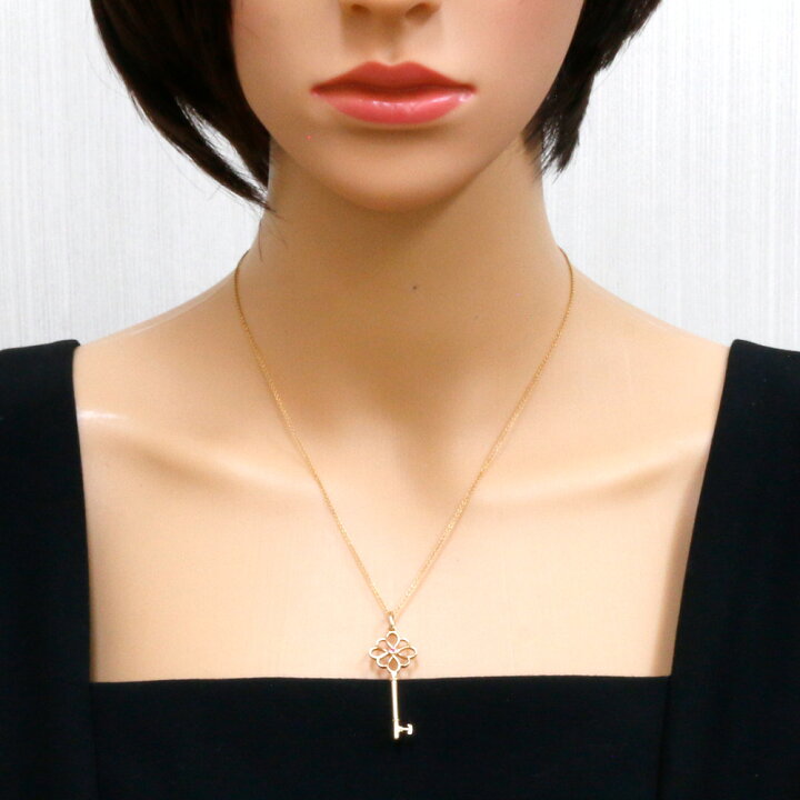 楽天市場】ティファニー ノットキー ネックレス 18金 K18ピンク  