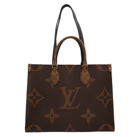 ルイヴィトン オンザゴーMM モノグラムジャイアント トートバッグ モノグラムキャンバス ブラウン ユニセックス LOUIS VUITTON 中古 ルイヴィトン