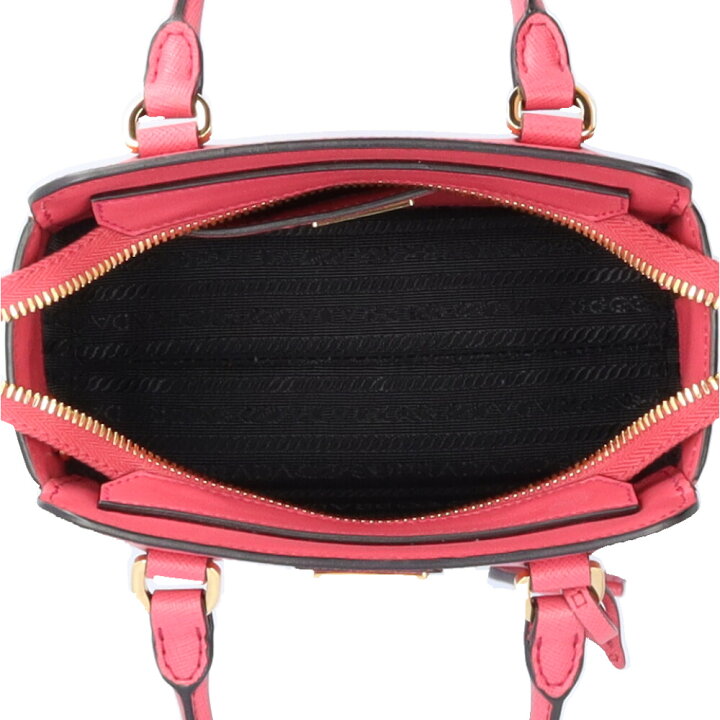 楽天市場】プラダ サフィアーノ ショルダーバッグ レザー ピンク  