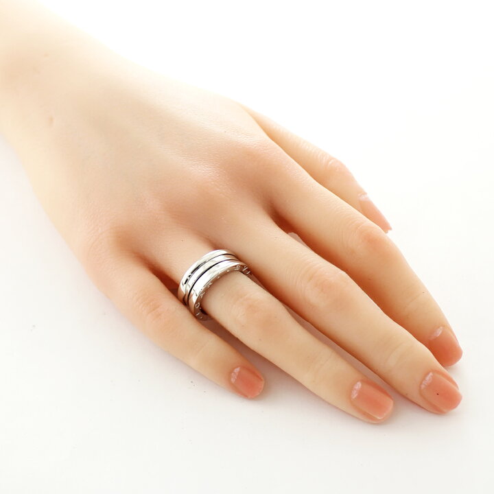 楽天市場】ブルガリ B-zero.1 ビーゼロワン 3バンド ＃53 リング 指輪  