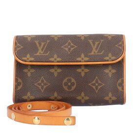 ルイヴィトン ポシェットフロランティーヌ モノグラム ショルダーバッグ モノグラムキャンバス ブラウン レディース LOUIS VUITTON 中古