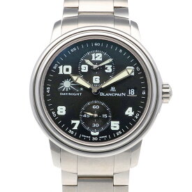 ブランパン レマン ダブルタイムゾーン 腕時計 時計 ステンレススチール 2160-1130-71 自動巻き メンズ 1年保証 Blancpain 中古 ブランパン