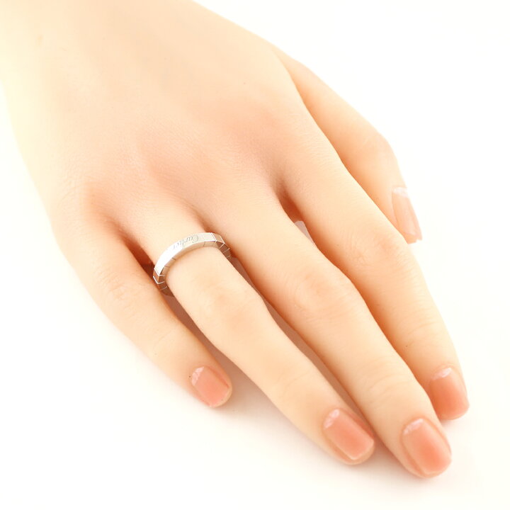 楽天市場】カルティエ ラニエール リング 指輪 9号 18金 K18ホワイト  