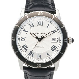 カルティエ ロンド クロワジエール 腕時計 時計 カルティエ ステンレススチール 3886 自動巻き メンズ 1年保証 CARTIER 中古