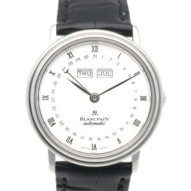 ブランパン ヴィルレ 腕時計 時計 ブランパン Pt950プラチナ NO66950034027A 自動巻き メンズ 1年保証 Blancpain 中古トリプルカレンダー