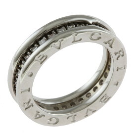 ブルガリ B-zero.1 ビーゼロワン フルダイヤモンド リング 指輪 ブルガリ 7.5号 18金 ダイヤモンド レディース BVLGARI 中古