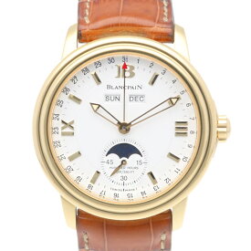 ブランパン レマン 腕時計 時計 ブランパン 18金 B2763 1418 A53 自動巻き メンズ 1年保証 Blancpain 中古トリプルカレンダー ムーンフェイズ オーバーホール済