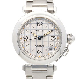 カルティエ パシャC 腕時計 時計 カルティエ ステンレススチール 2324 自動巻き ユニセックス 1年保証 CARTIER 中古