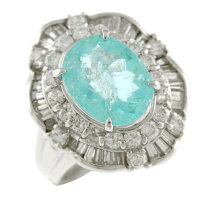 楽天市場】パライバトルマリン リング（カラット数3.0ct ～）の通販