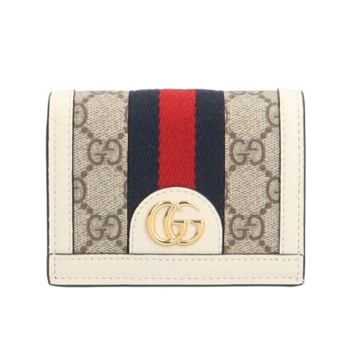 楽天市場】グッチ オフィディア 二つ折り財布 グッチ GGスプリーム  