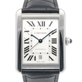 カルティエ タンクソロXL 腕時計 時計 カルティエ ステンレススチール WSTA0029 自動巻き メンズ 1年保証 CARTIER 中古オーバーホール済
