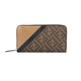 フェンディ ズッカ 長財布 フェンディ レザー 7M0210-AJF8-229-3260 メンズ FENDI 中古