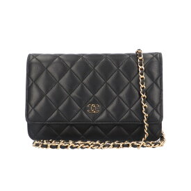 シャネル マトラッセ ウォレットチェーン シャネル ラムスキン レディース CHANEL 中古チェーンショルダー