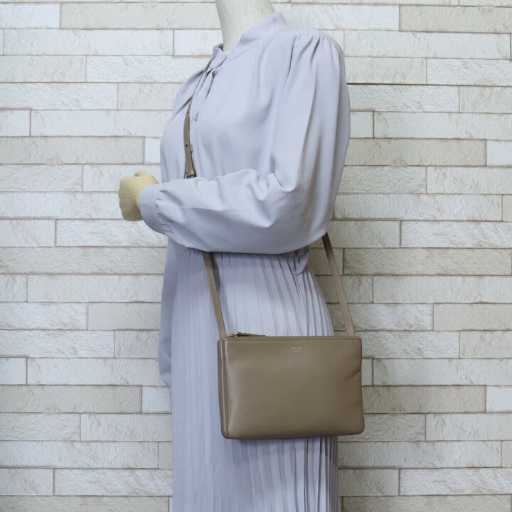 楽天市場】セリーヌ トリオスモール ショルダーバッグ セリーヌ レザー  