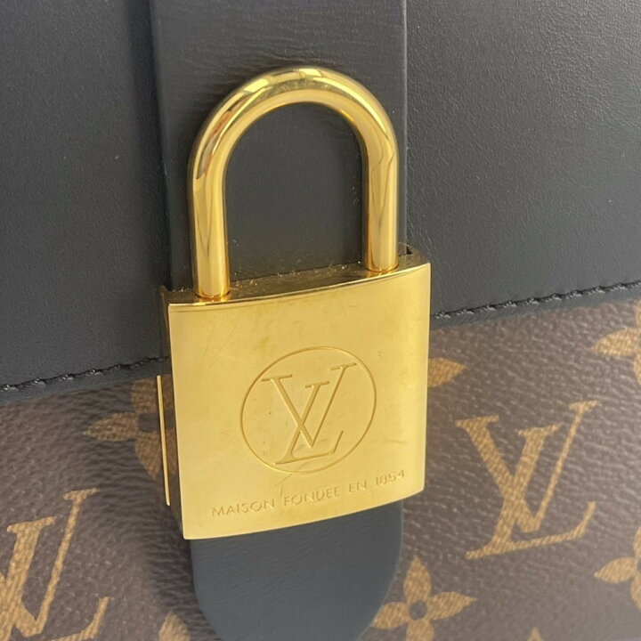 美品】ルイヴィトン 2WAYハンドバッグ ロッキーBB モノグラム 黒5M23 