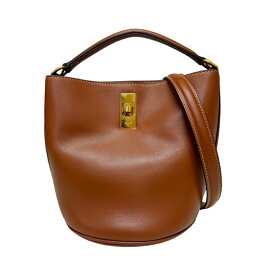 セリーヌ ティーンバケット16 ショルダーバッグ セリーヌ 19757-3CR4 ブラウン レディース CELINE 中古2way