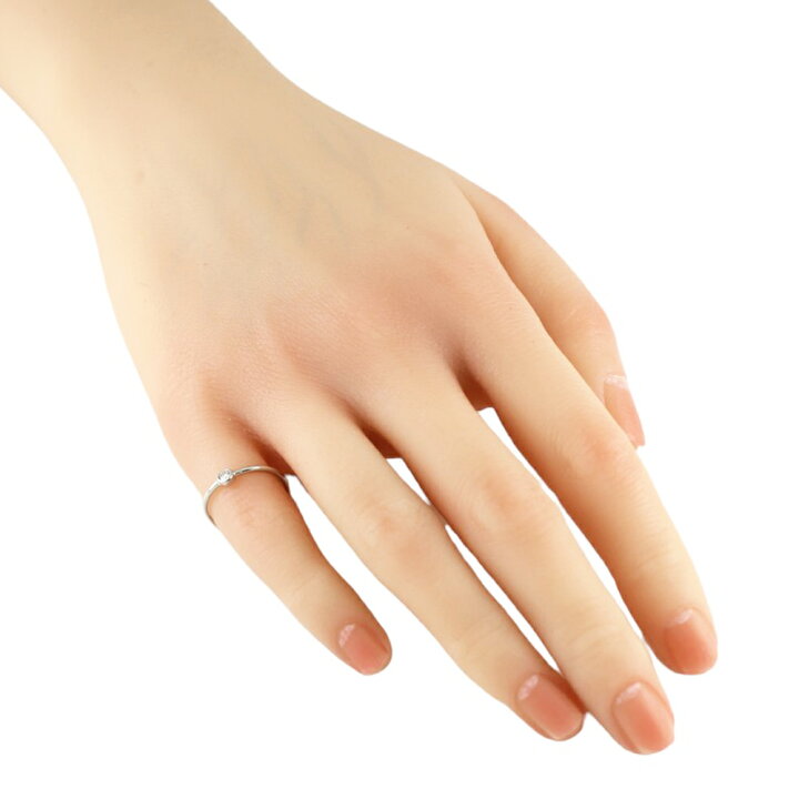 楽天市場】ティファニー ウェーブ シングルロウ ダイヤモンド リング  