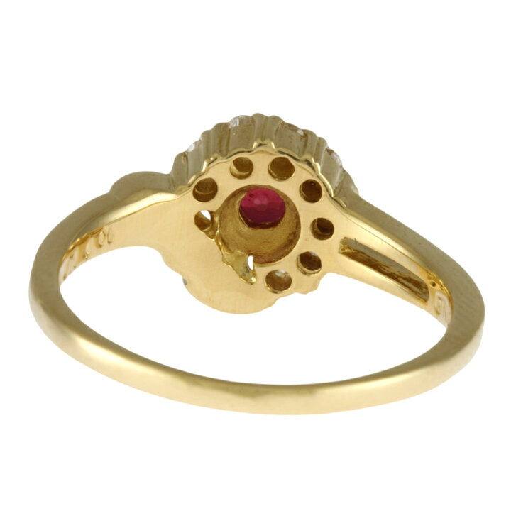 楽天市場】ミキモト リング 指輪 ミキモト 12号 18金 ルビー 0.27ct  