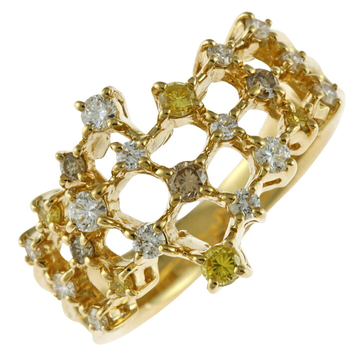 楽天市場】タサキ リング 指輪 タサキ 10号 18金 ダイヤモンド 0.46ct 