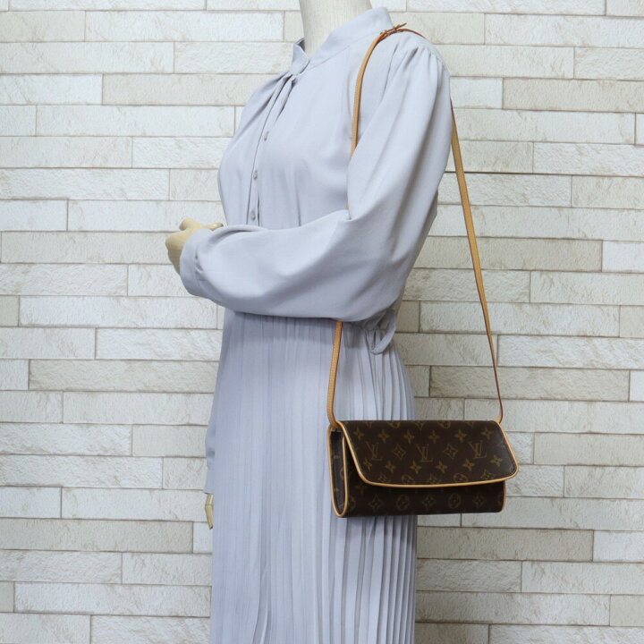 ルイヴィトン ポシェットツインGM モノグラム ショルダーバッグ ルイ  