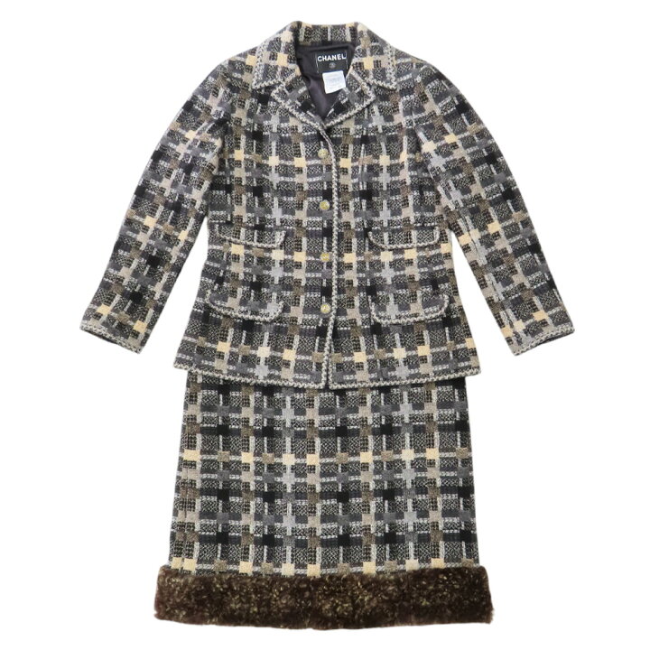 楽天市場】シャネル スーツ シャネル ウール レディース CHANEL 中古 
