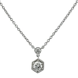 ティファニー ヘキサゴン ネックレス ティファニー Pt950プラチナ ダイヤモンド レディース TIFFANY&Co. 中古