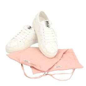 ミュウ ミュウ スニーカー ミュウ ミュウ レザー レディース Miu Miu 中古
