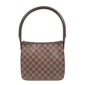 ルイヴィトン ルーピングMM SPO ダミエ ショルダーバッグ ルイヴィトン ダミエキャンバス N51157 ブラウン レディース LOUIS VUITTON 中古