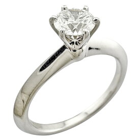 ティファニー ソリティア リング 指輪 ティファニー 11号 Pt950プラチナ ダイヤモンド 0.53ct レディース TIFFANY&Co. 中古