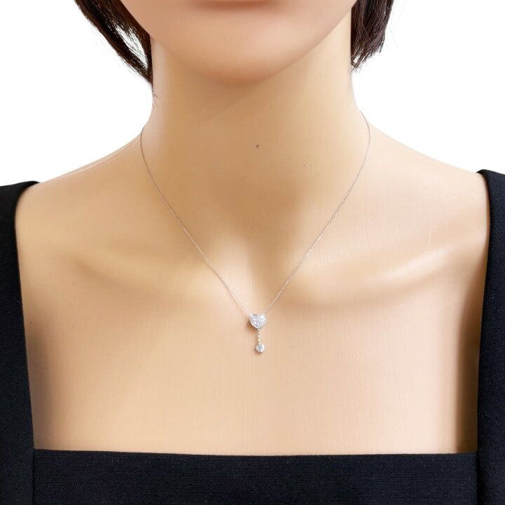 楽天市場】ネックレス 18金 ダイヤモンド 0.09ct レディース 中古 