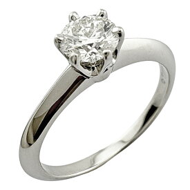 ティファニー ソリティア リング 指輪 ティファニー 11.5号 Pt950プラチナ ダイヤモンド 0.44ct レディース TIFFANY&Co. 中古
