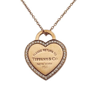 ティファニー リターントゥハートタグ ネックレス ティファニー 18金 ダイヤモンド レディース TIFFANY&Co.