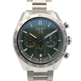 タグホイヤー カレラ キャリバーホイヤー02 腕時計 時計 タグホイヤー ステンレススチール CBN2A10 自動巻き オーバーホール済 磨き直し済 メンズ 1年保証 TAG HEUER 中古クロノグラフ