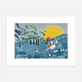MOOMIN ムーミン Postery ポスター Party in the Moominvalley ミニポスター 北欧 スウェーデン 可愛い おしゃれ インテリアアート