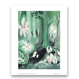 MOOMIN ムーミン Putinki カラーミニポスター 小さなトロールと大きな洪水 プティンキ フィンランド 北欧 可愛い おしゃれ インテリアアート