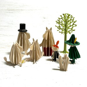 MOOMIN ムーミン Lovi lovi ロヴィ 木製人形 オブジェ 置物 北欧 可愛い 置物 インテリア オーナメントカード 白樺 Anne Paso プレゼント ギフト 誕生日